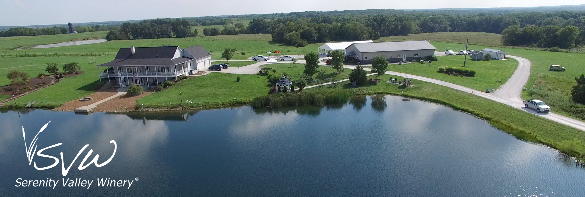 Serenity Valley Winery aerial view